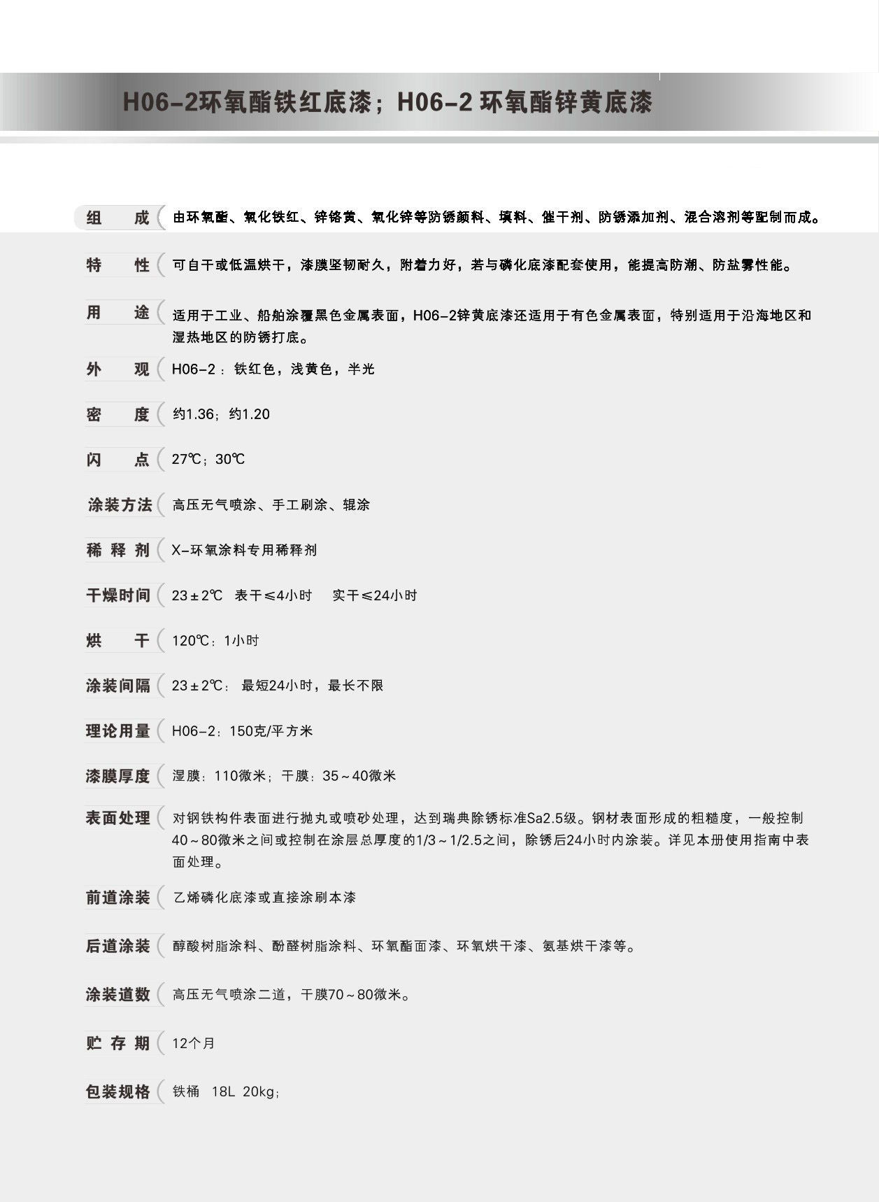 鍍鋅管專用防腐漆 環氧酯鐵紅 鋅黃底漆